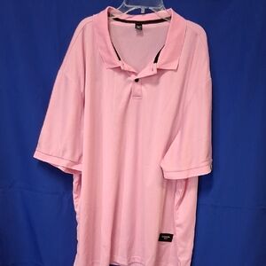 NWT Mens MANFINITY Pink Polo Shirt 5XL
